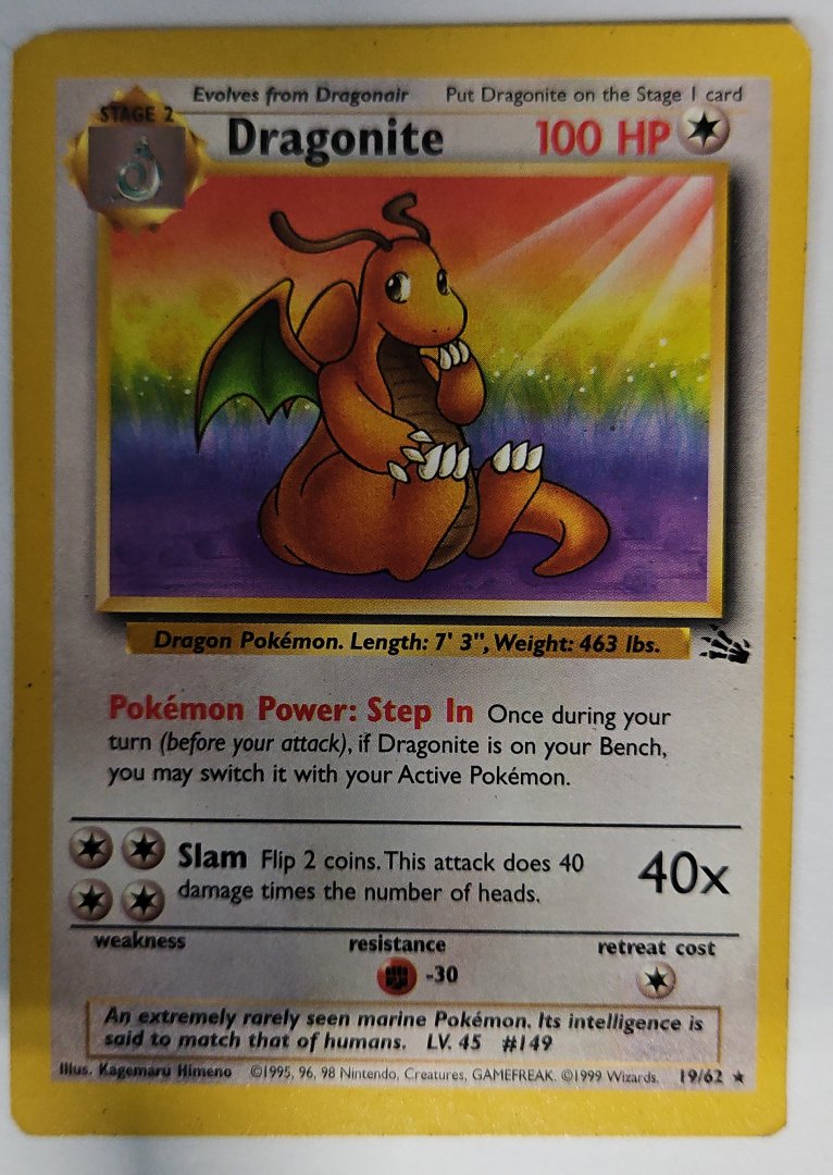 Dragonite (19) - Fossil - pokemon - Rare unlimited
