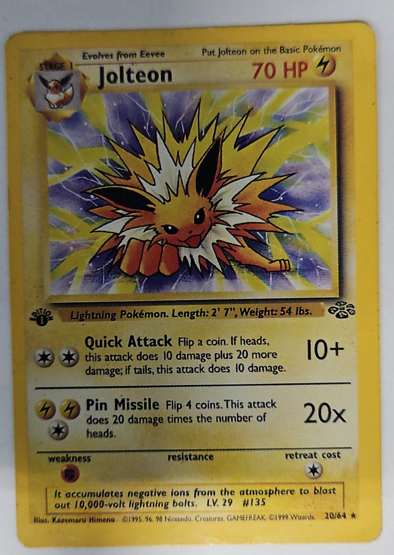 Jolteon - Jungle 20 - pokemon - Rare