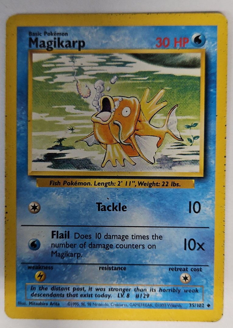 Magikarp - Base Set 2 031 - Pokemon - Uncommon Non-Holo