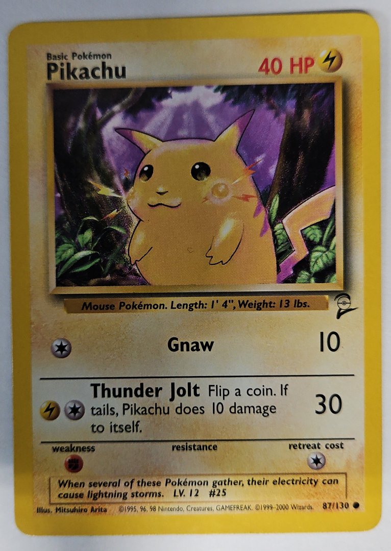 Pikachu - XY - Evolutions 087 - pokemon - Common Normal