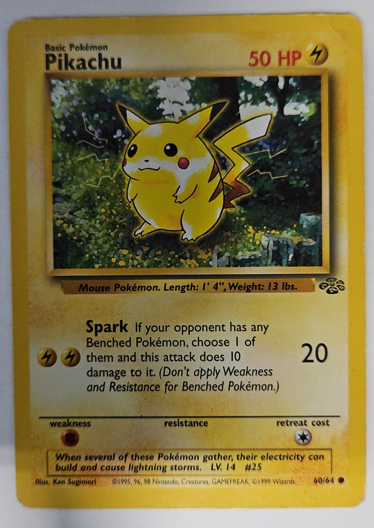 Pikachu - Jungle 60 - pokemon - Common