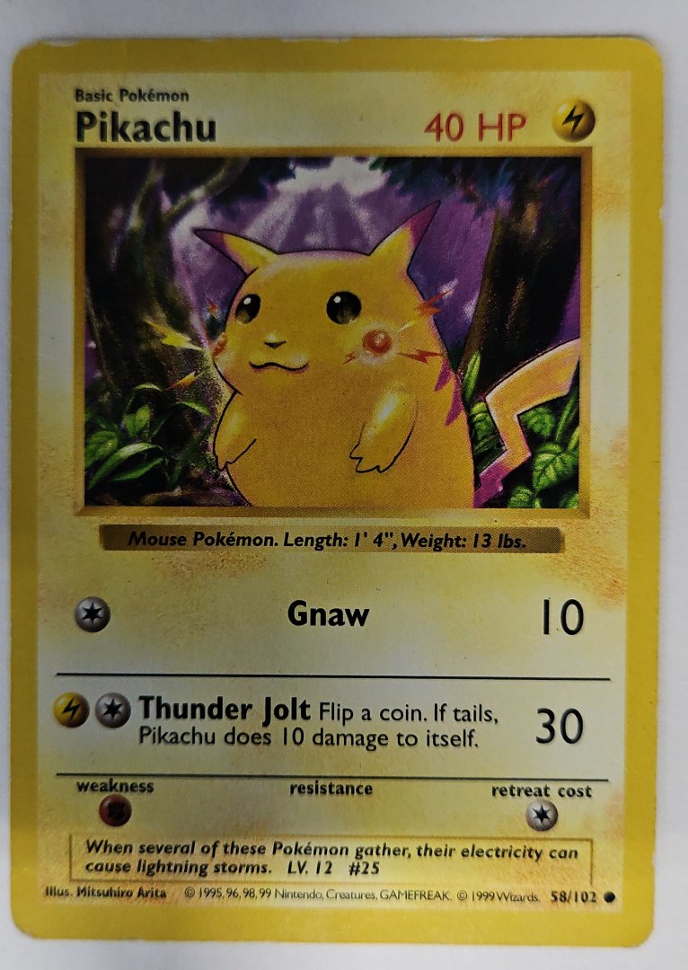 Pikachu - XY - Evolutions 58 - Pokemon - Common Non-Holo