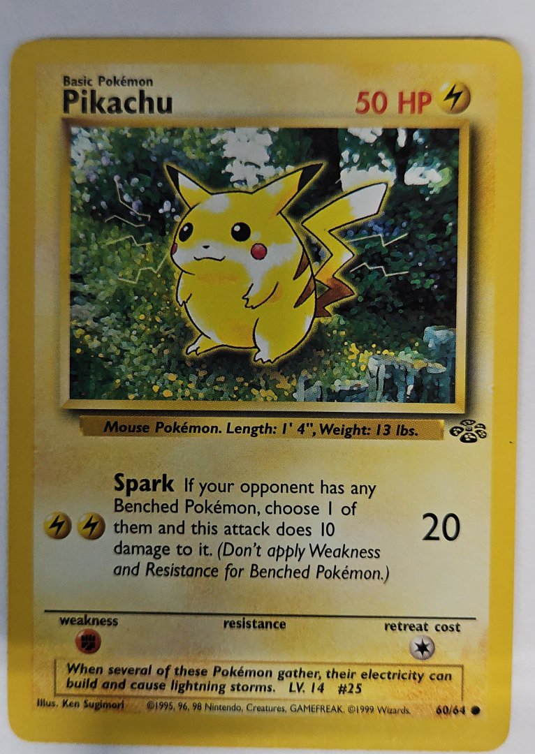 Pikachu - Jungle 60 - pokemon - Common