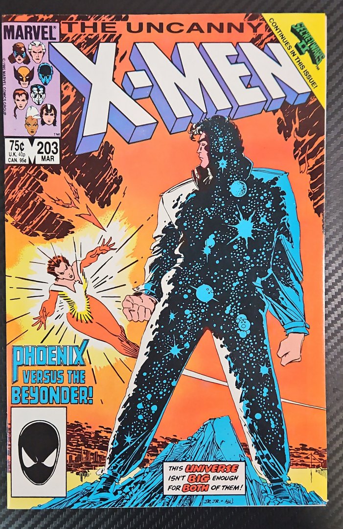 THE UNCANNY X-MEN #203 VF+ Marvel