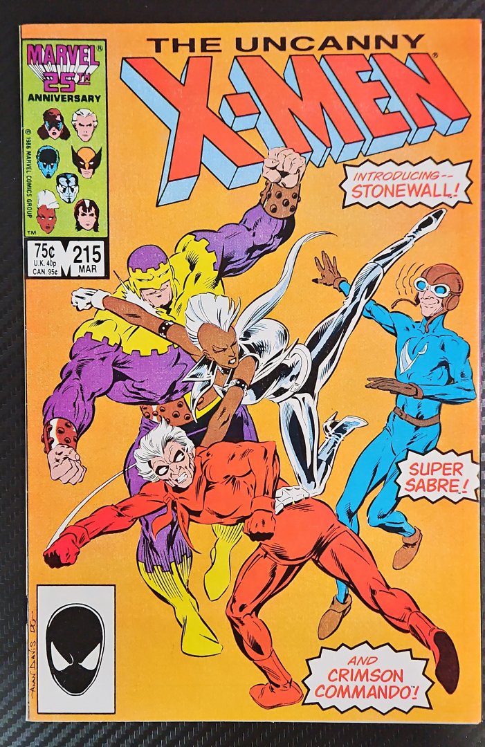 UNCANNY X-MEN #215 VF- Marvel