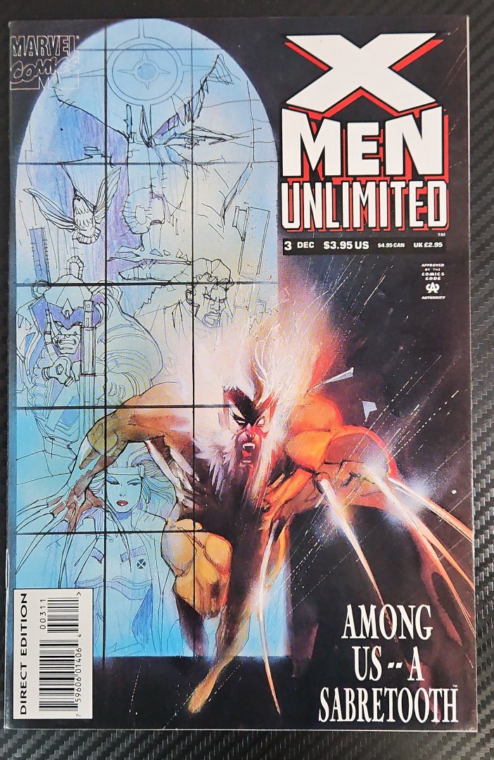 X-Men Unlimited #3 NM Sabretooth Marvel 1993