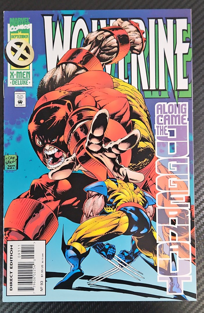 Wolverine #93 VF- Juggernaut Marvel 1995