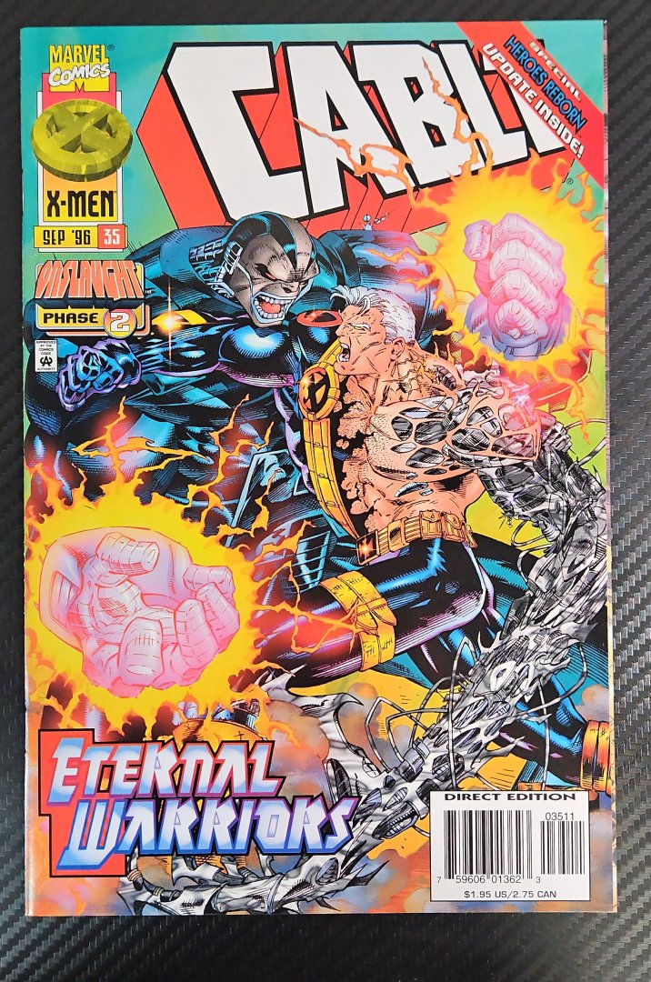 Cable #35 NM- Apocalypse Direct Edition Marvel 1996