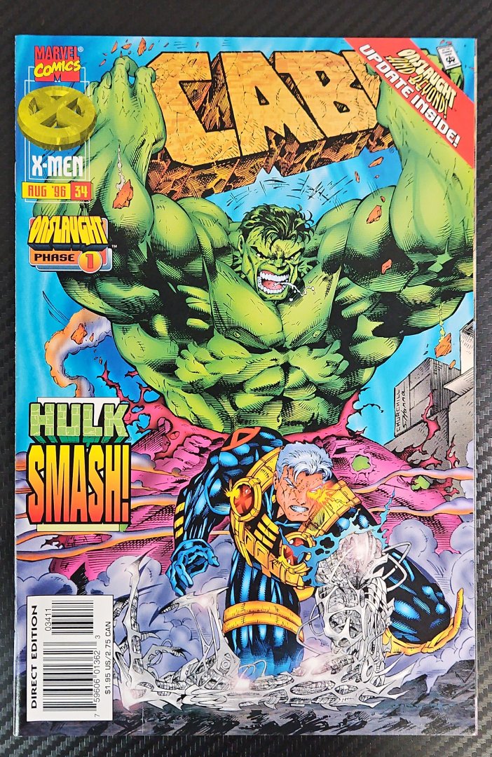 Cable #34 NM Onslaught Hulk Marvel 1996