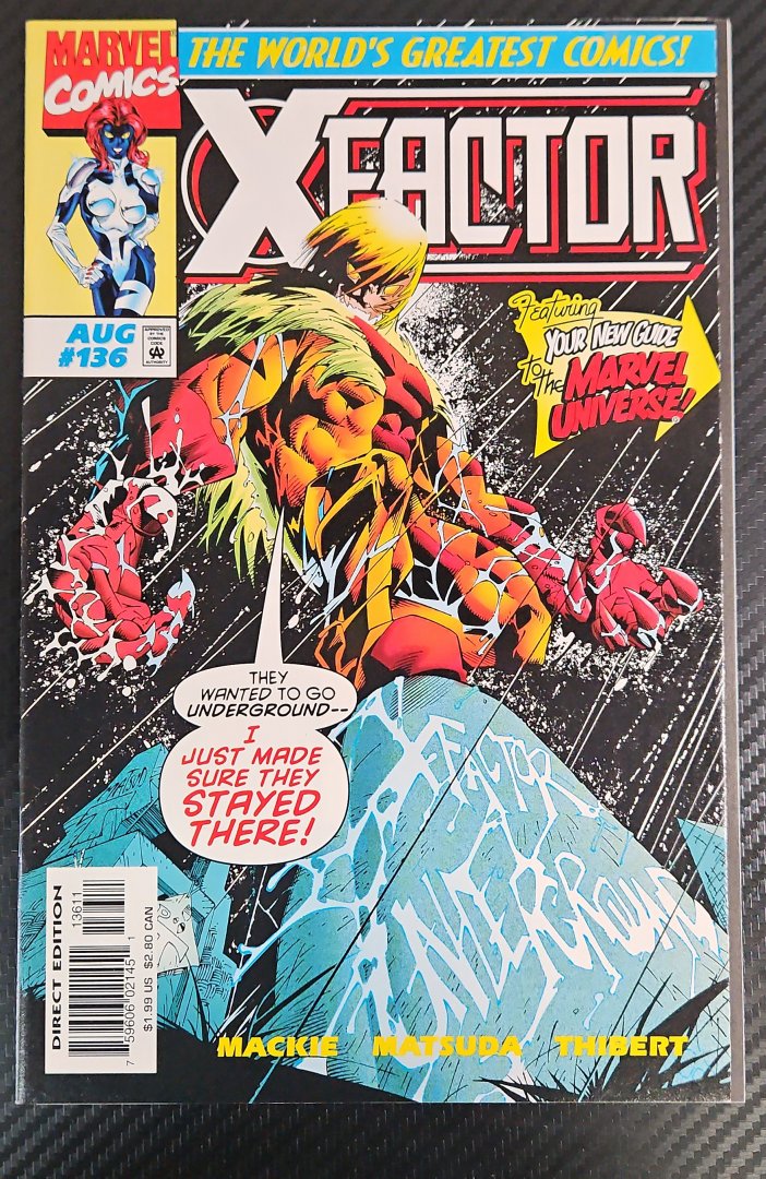 X-Factor #136 NM- Sabretooth Marvel 1997