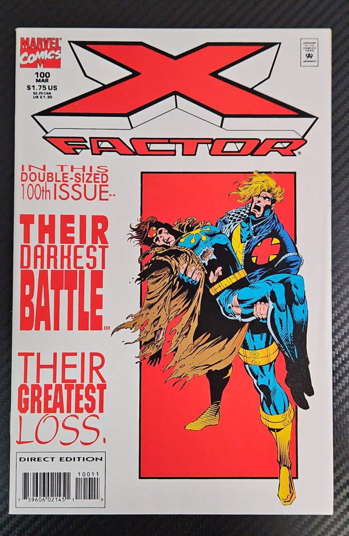 X-Factor #100 NM Direct Edition Marvel 1994