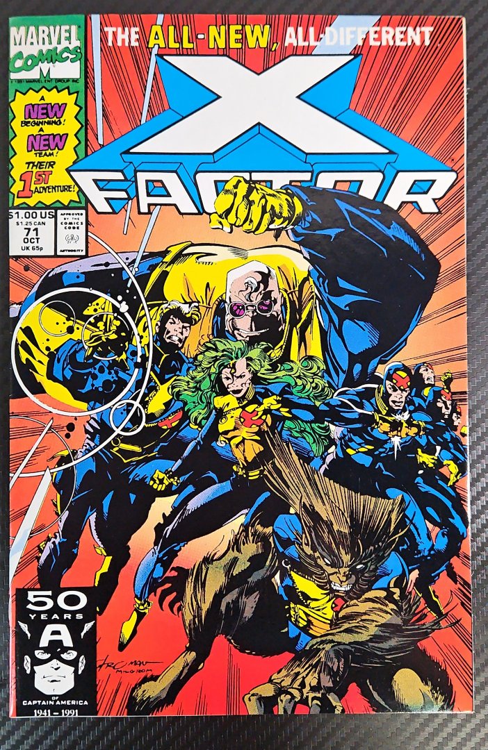 X-Factor #71 VF+ New Team Marvel 1991