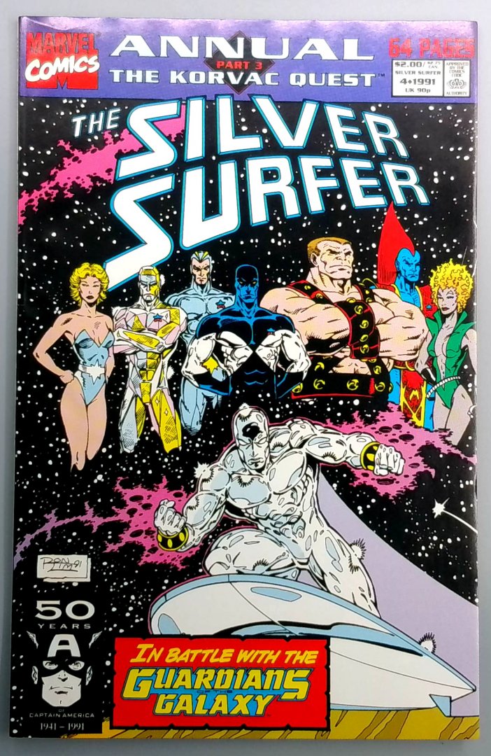 The Silver Surfer Annual #4 - The Korvac Quest 1 - Marvel - 1991