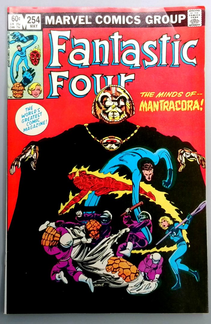 Fantastic Four #254 1st Appearance of Mantracora Direct Edition Marvel 1983