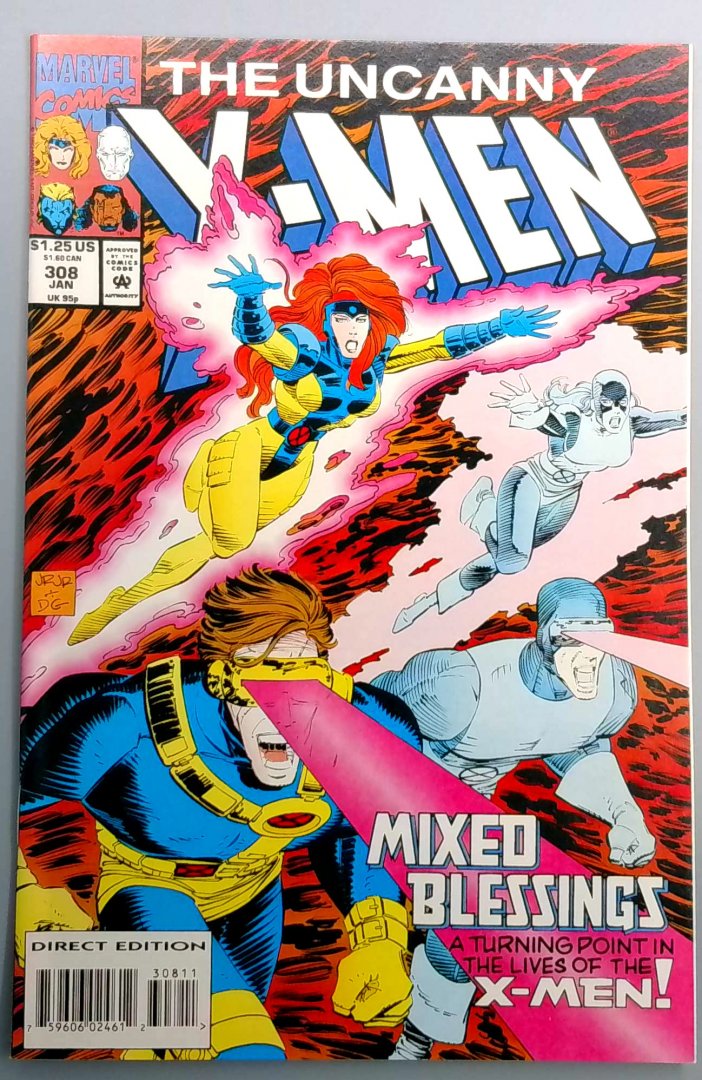Uncanny X-Men #308 NM Direct Edition Marvel 1994
