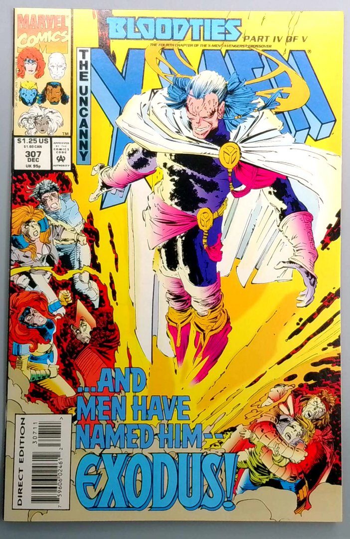 Uncanny X-Men #307 NM Direct Edition Marvel 1993