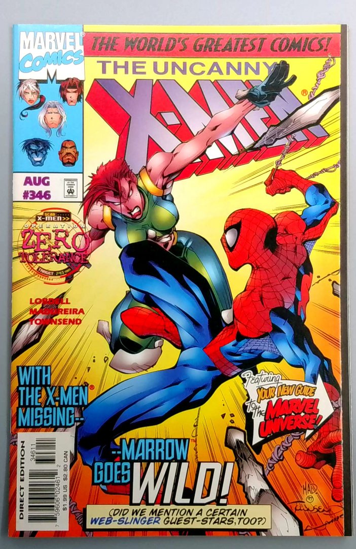 Uncanny X-Men #346 NM Spider-Man Marvel 1997