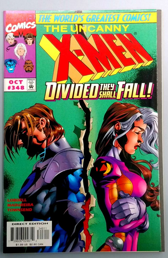 Uncanny X-Men #348 NM Direct Edition Marvel 1997