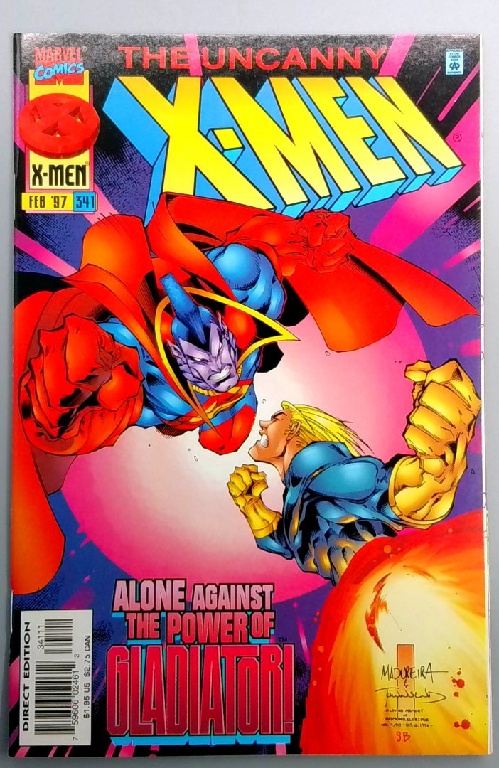 Uncanny X-Men #341 NM Direct Edition Marvel 1997