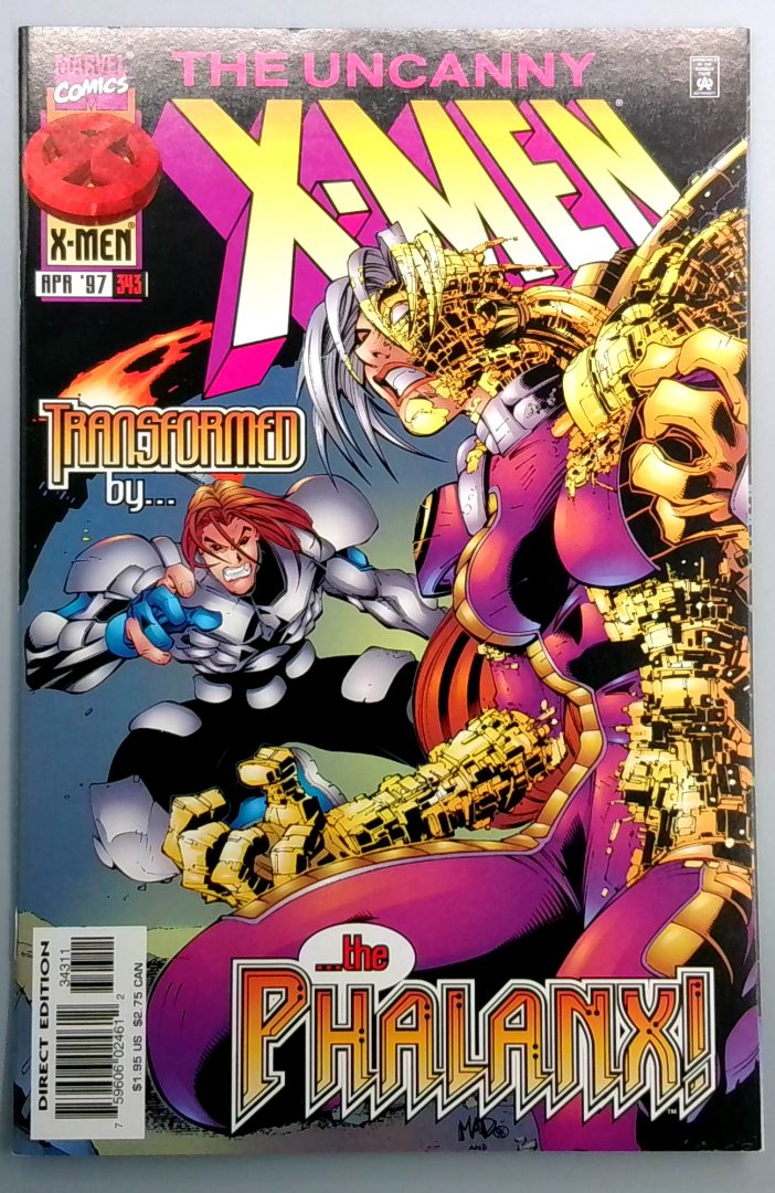 Uncanny X-Men #343 NM Direct Edition Marvel 1997