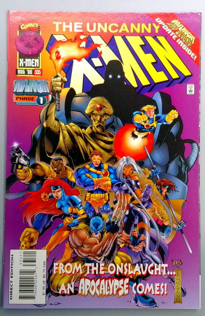 Uncanny X-Men #335 NM- Direct Edition Marvel 1996