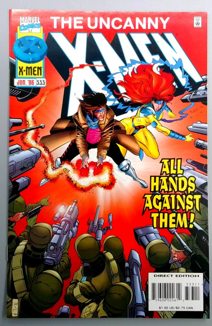 Uncanny X-Men #333 NM 1st Full Appearance of Bastion Direct Edition Marvel 1996