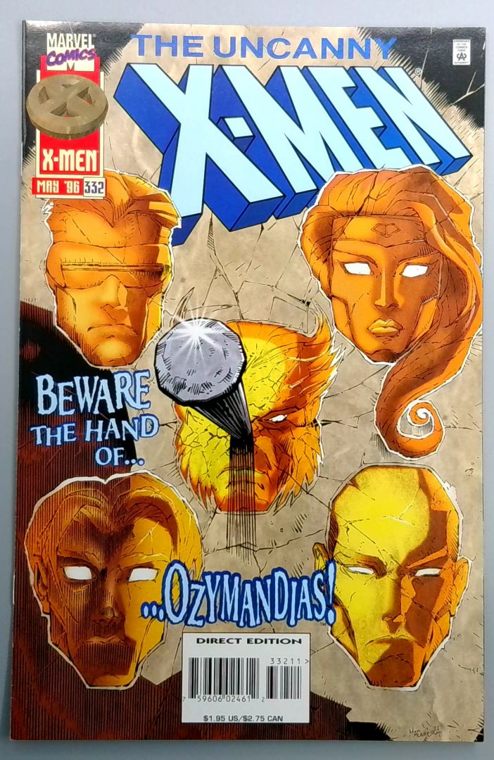 Uncanny X-Men #332 NM 1st Appearance of Ozymandias Direct Edition Marvel 1996