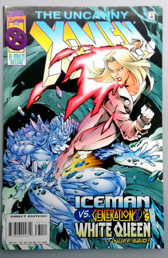 Uncanny X-Men #331 NM- White Queen Cover Direct Edition Marvel 1996