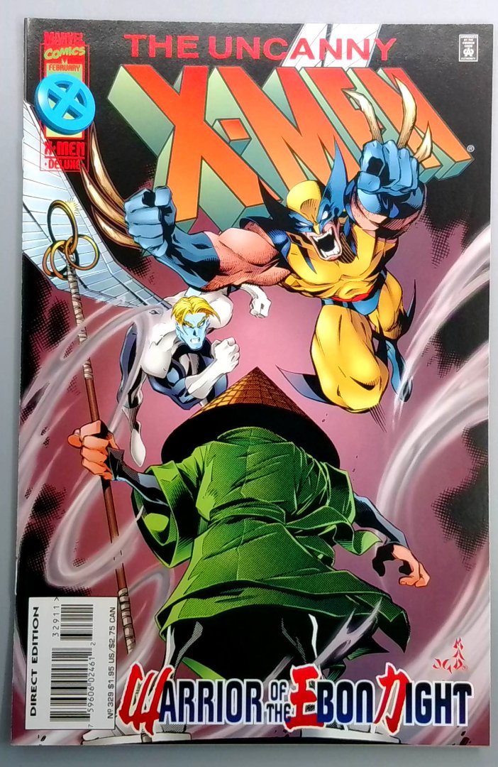 Uncanny X-Men #329 NM- Direct Edition Marvel 1996