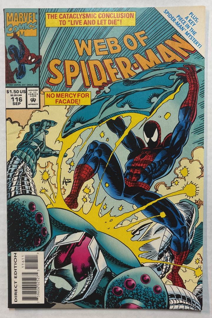 Web of Spider-Man #116 Direct Edition Marvel 1994