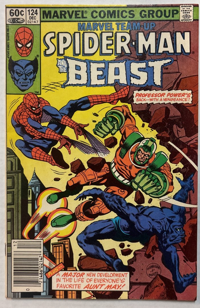 Marvel Team-Up #124b Beast Newsstand Edition Marvel 1982