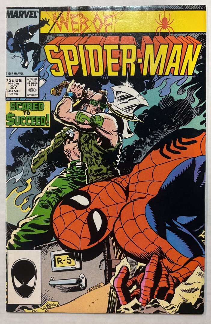 Web of Spider-Man #27 Direct Edition Marvel 1987