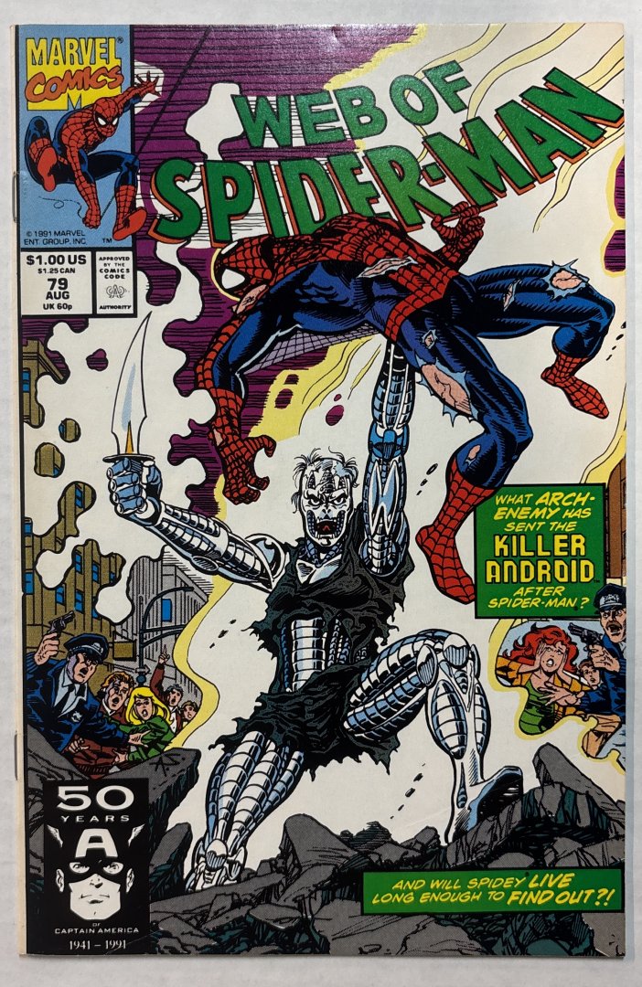 Web of Spider-Man #79 Direct Edition Marvel 1991