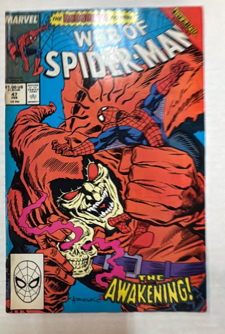 Web of Spider-Man #47 Direct Edition Marvel 1989