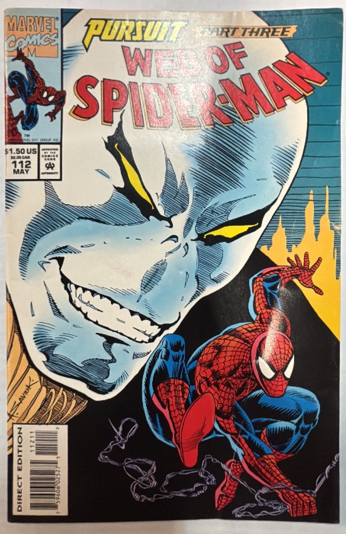 Web of Spider-Man #112 Direct Edition Marvel 1994