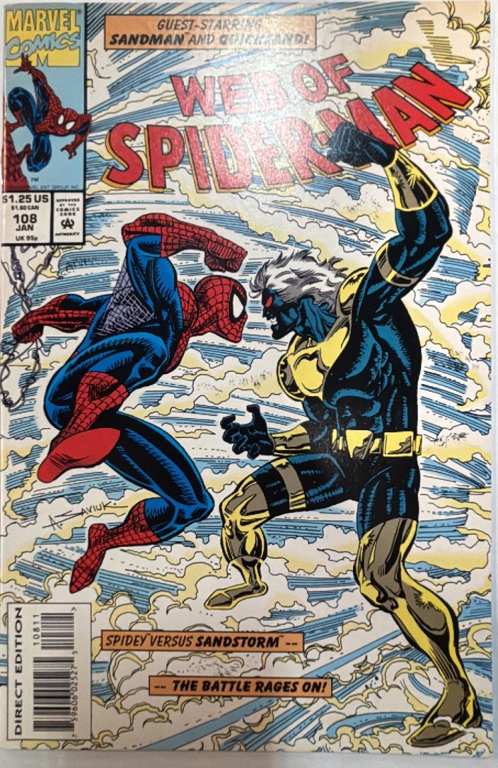Web of Spider-Man #108 Direct Edition Marvel 1994