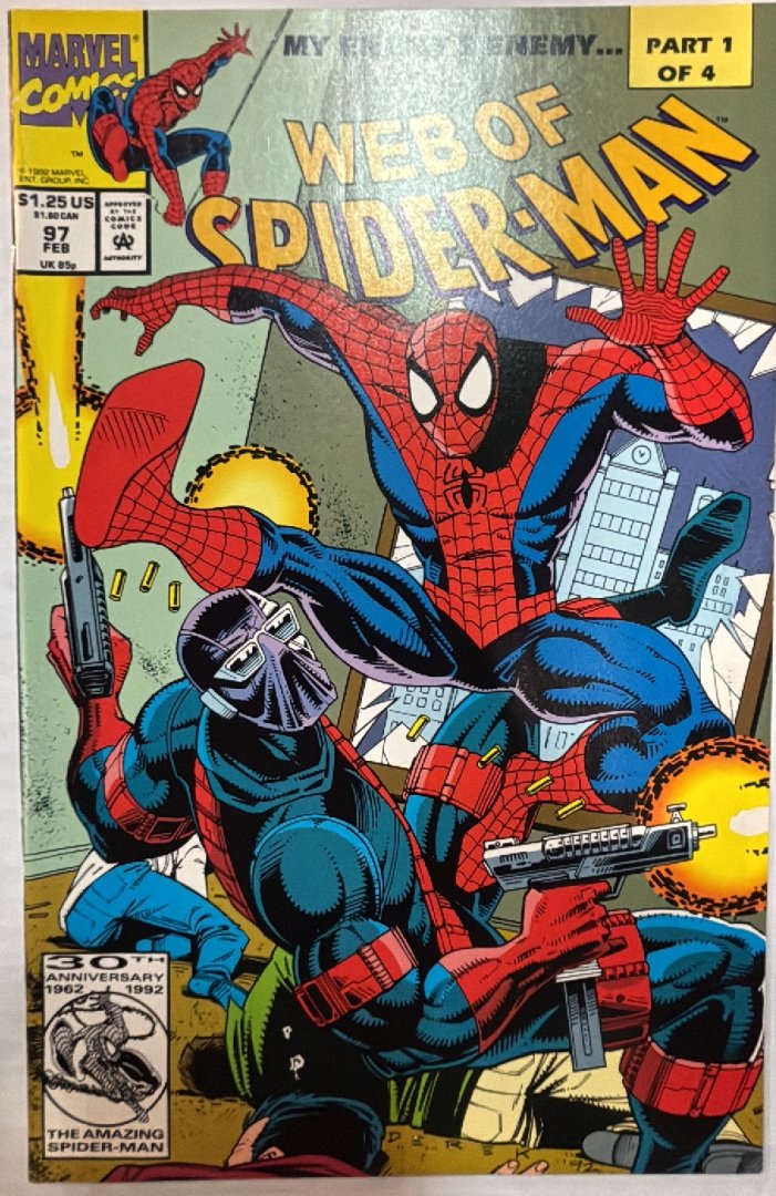Web of Spider-Man #97 1st Appearance of Dr. Kevin Trench - Becomes Nightwatch