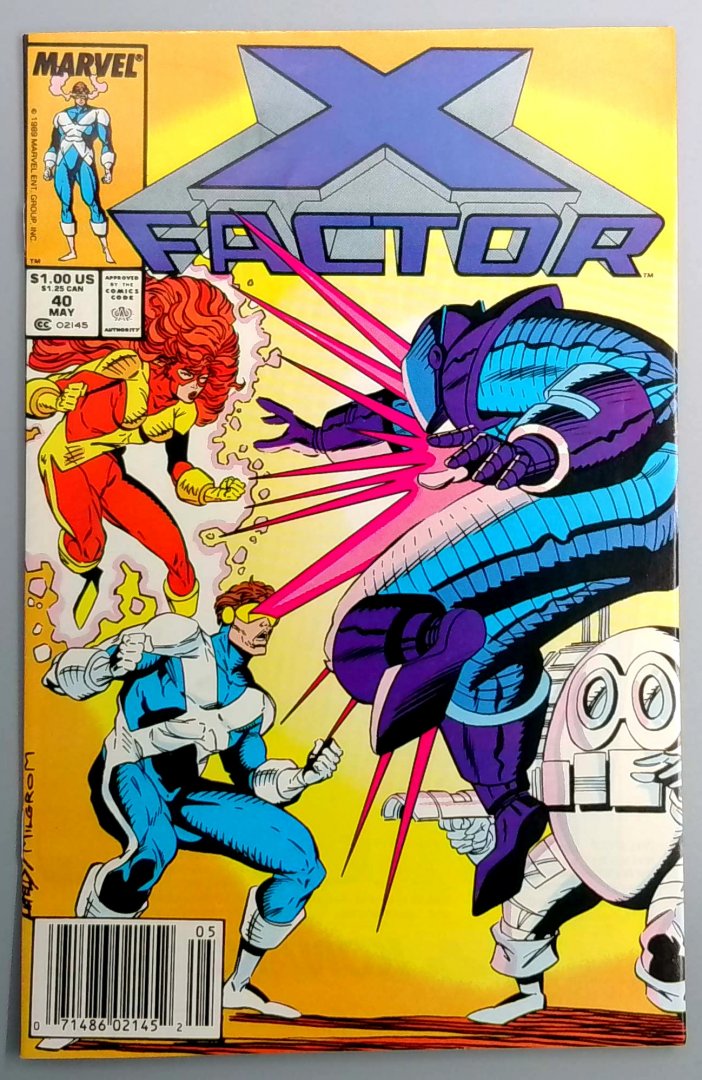 X-Factor #40 Newsstand Edition, Rob Liefeld Marvel 1989