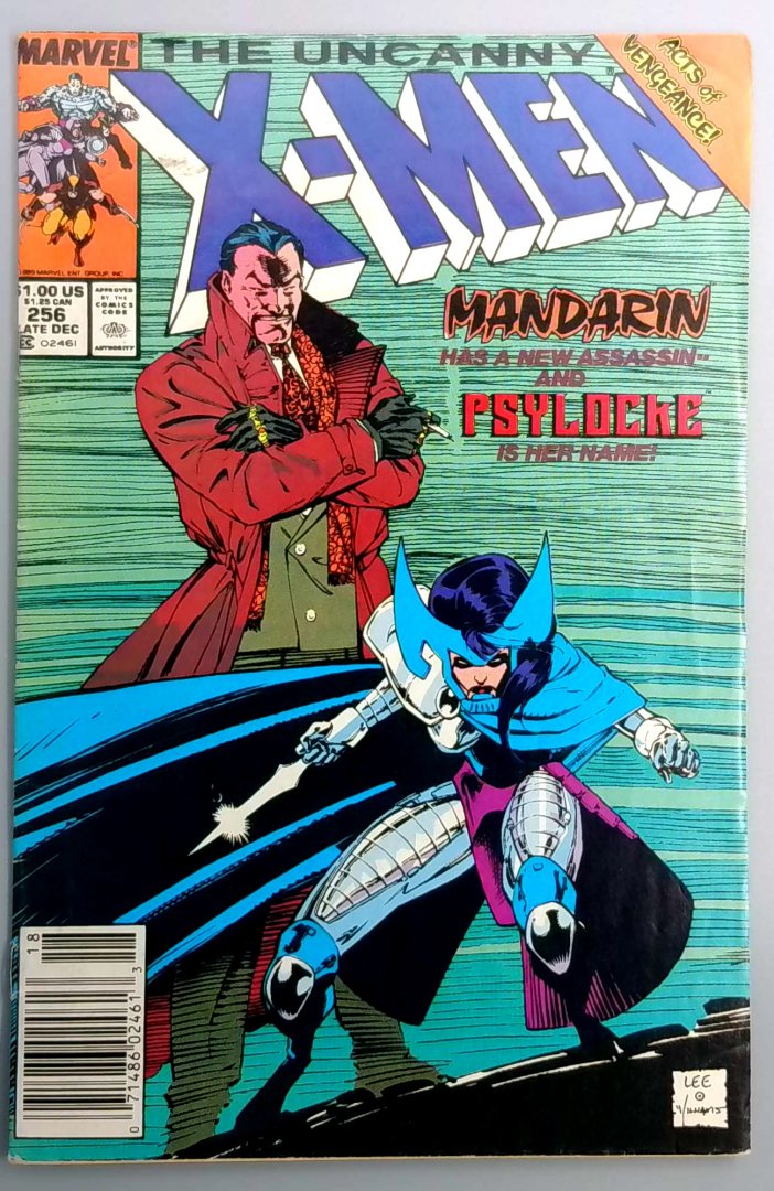 Uncanny X-Men #256 1st Appearance of Kwannon/ Revanche Newsstand Edition
