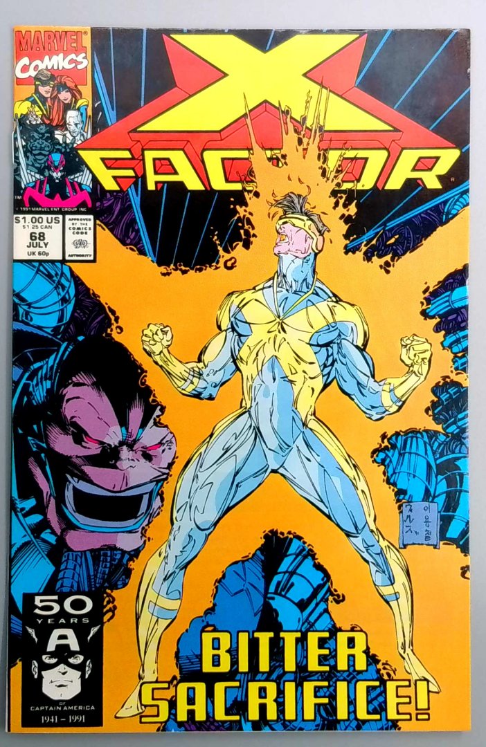 X-Factor #68 VF Direct Edition Marvel 1991