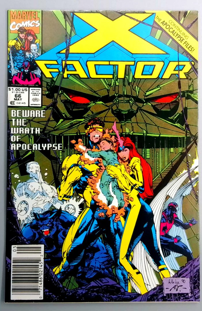 X-Factor #66 VF/NM Newsstand Edition Marvel 1991