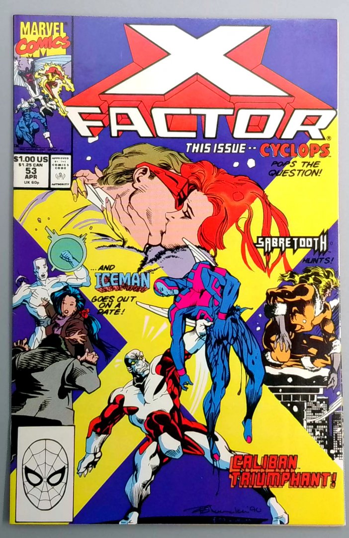 X-Factor #53 VF/NM Sabretooth Appearance Marvel 1990