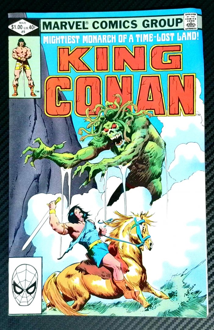King Conan #9 VF- Direct Edition Marvel 1982