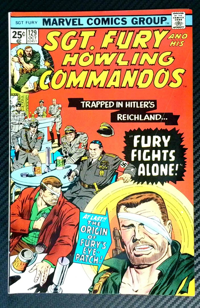 Sgt. Fury and His Howling Commandos #129 Fn Marvel 1975