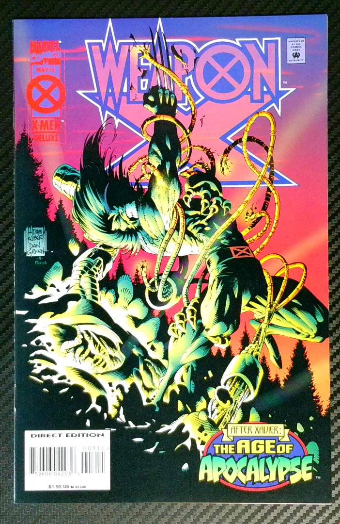 Weapon X #3 Nm Marvel 1995