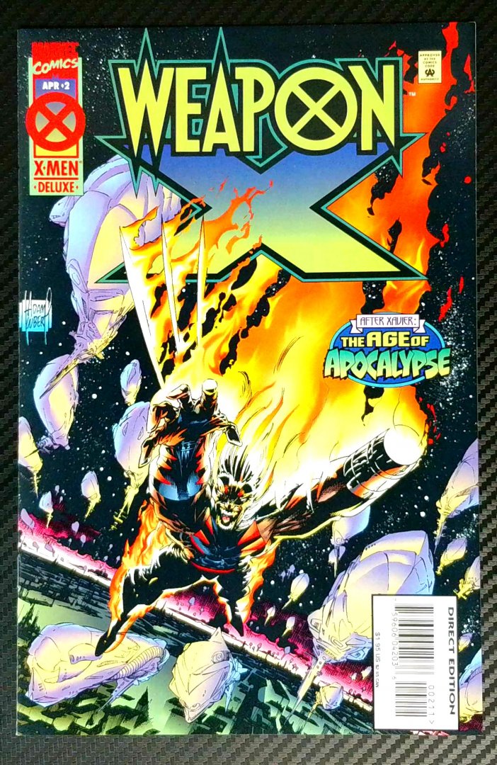 Weapon X #2 Vf- Marvel 1995