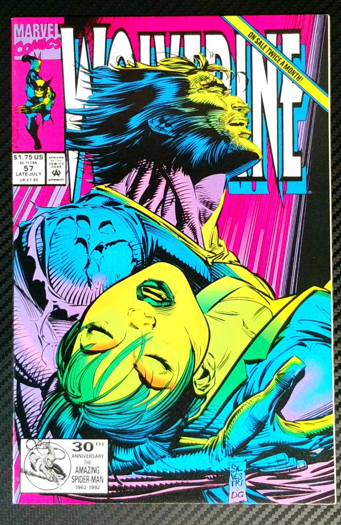 Wolverine #57 NM- Death of Mariko Yashida Marvel 1992