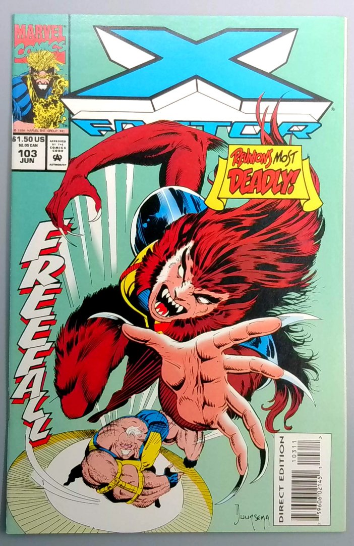 X-Factor #103 NM First Todd Dezago Work Marvel 1994