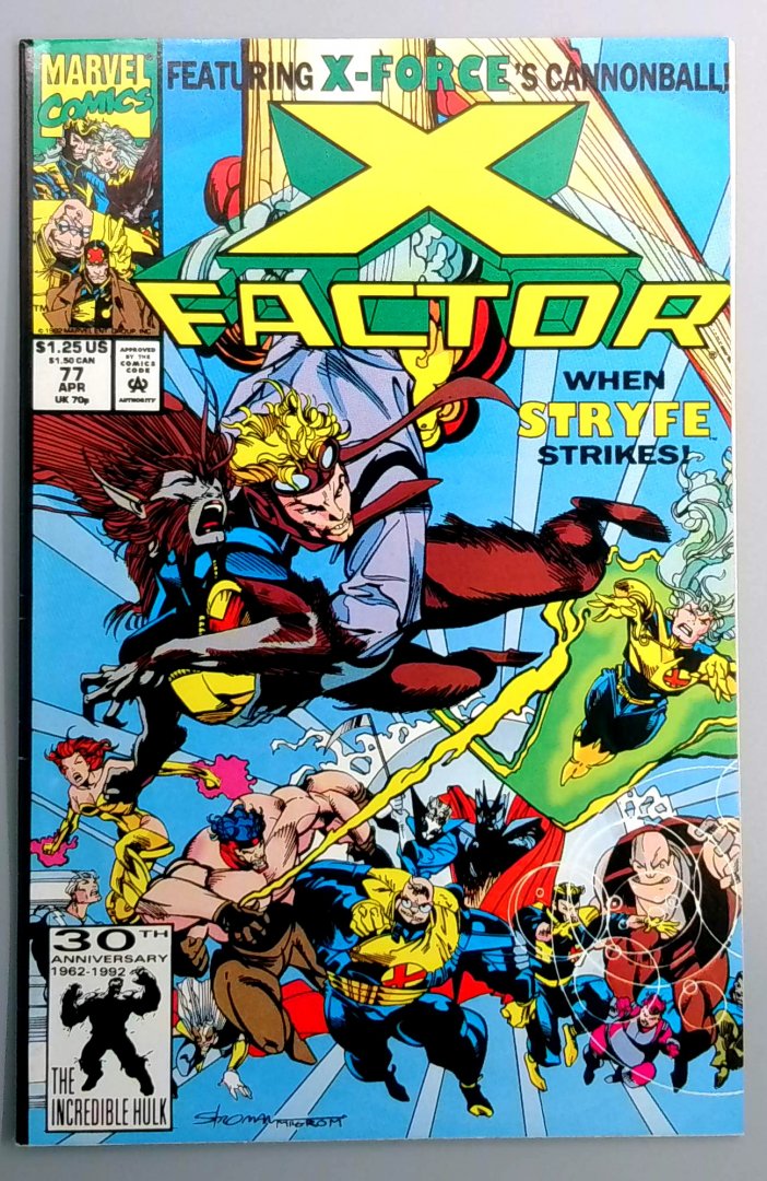 X-Factor #77 Direct Edition Marvel 1992