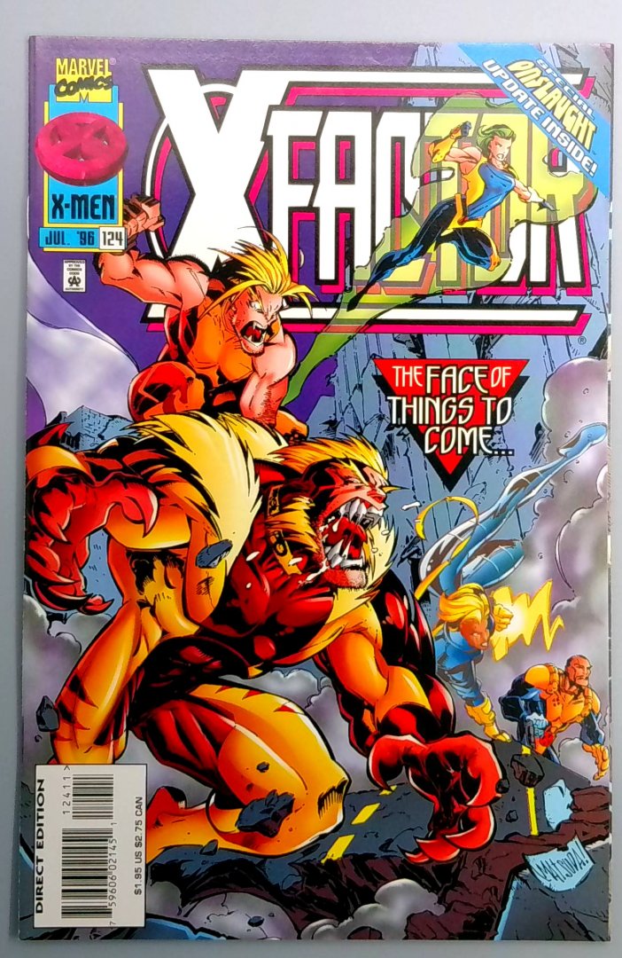 X-Factor #124 NM Onslaught Direct Edition Marvel 1996